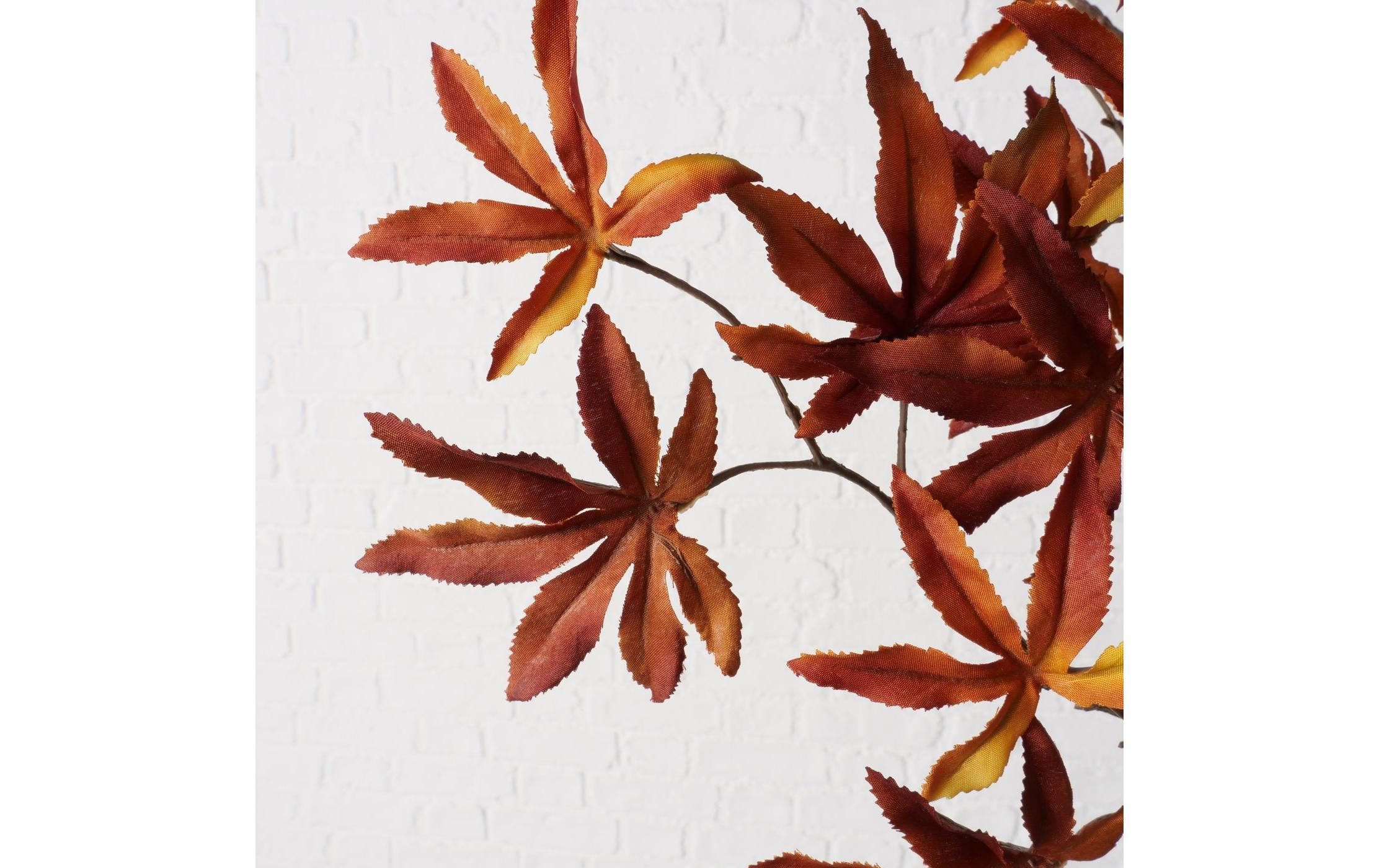 Boltze Kunstpflanze Dekozweig Ahorn Kunststoff, 90 x 21 cm