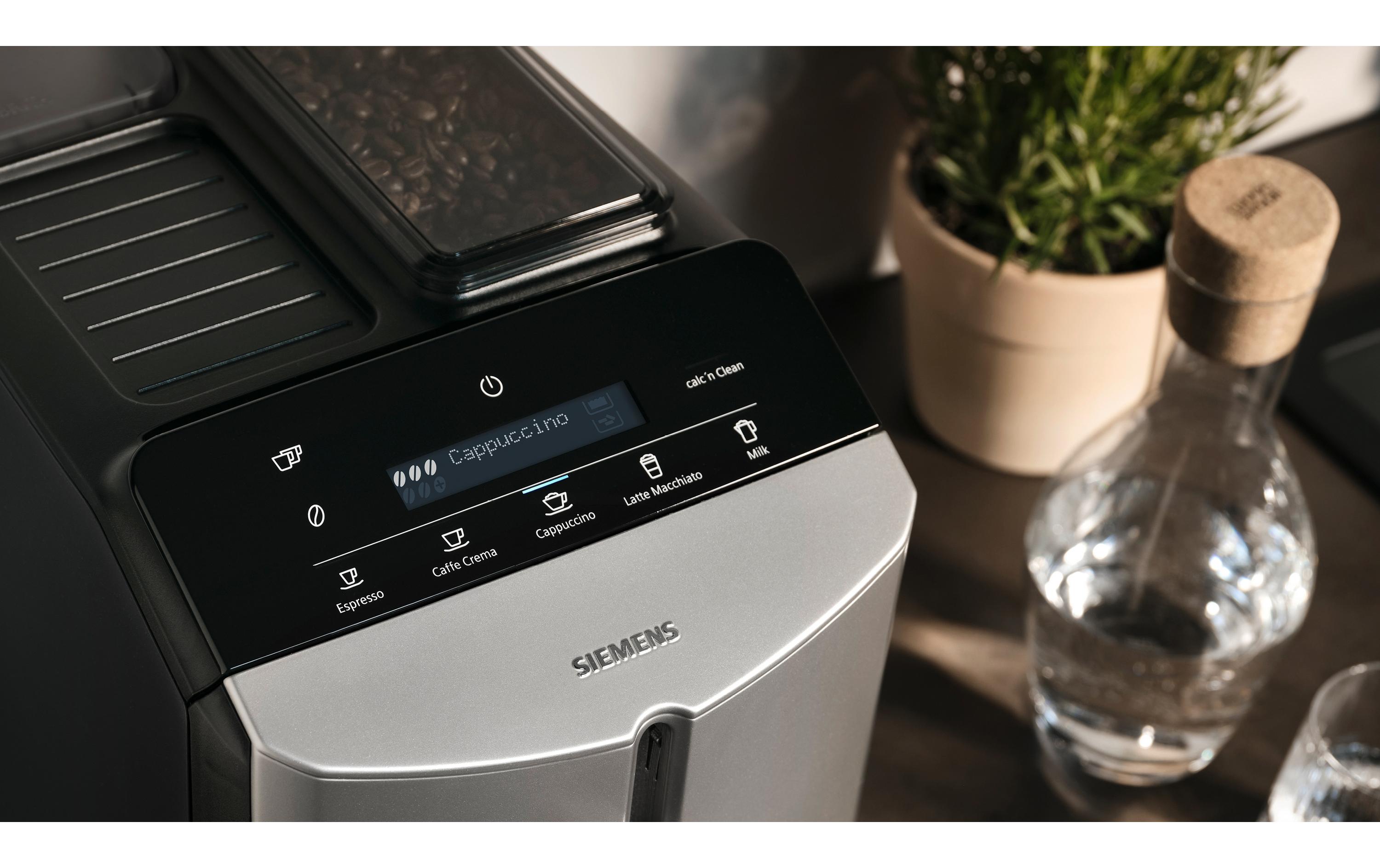 Siemens Kaffeevollautomat EQ300 Inox silver metallic TF303E07