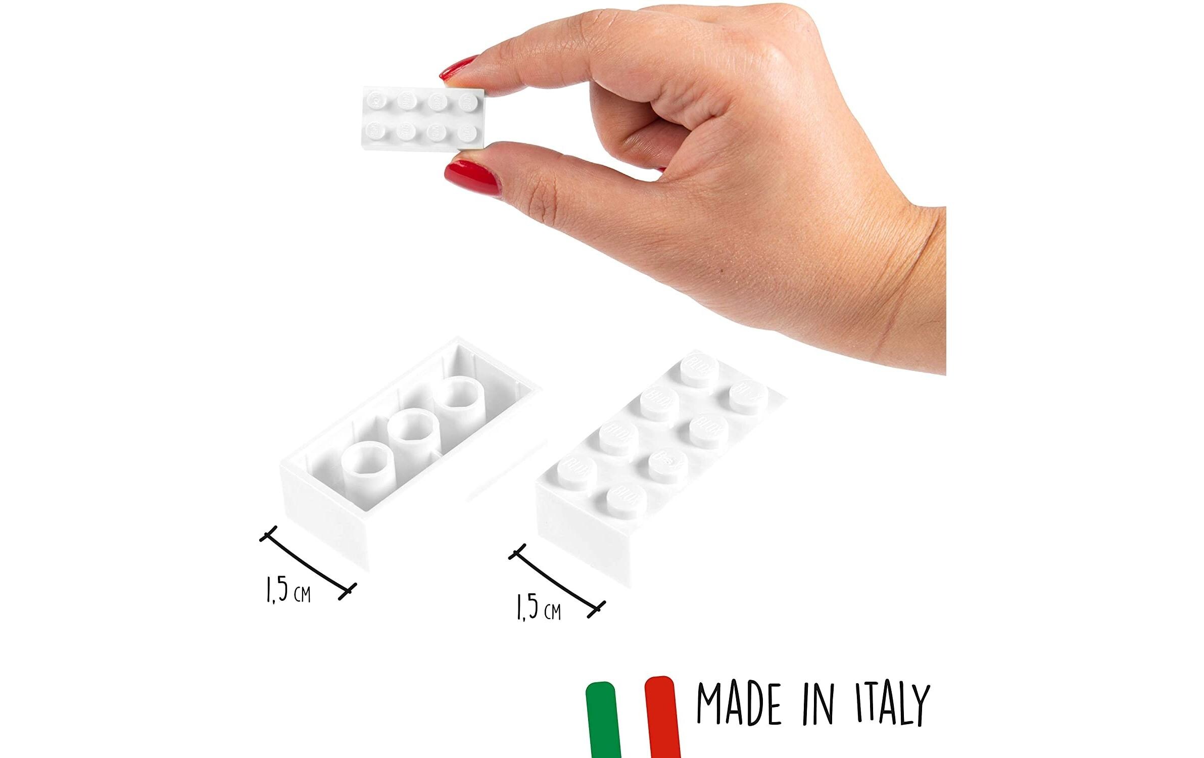 BLOX Bausteine 500 weisse 8er Steine lose