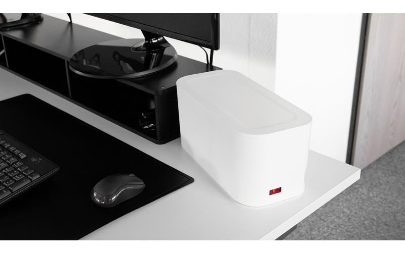 STEFFEN Kabelbox 5xT13 mit Schalter, Weiss