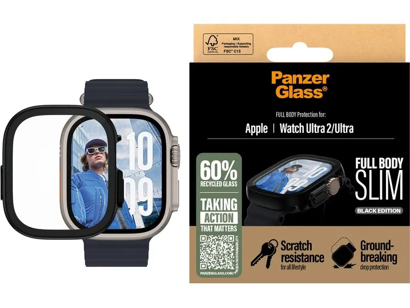 Panzerglass Full Body Protection Slim Apple Watch Ultra 2 Schwarz Panzerglass Full Body Protection Slim Apple Watch Ultra 2 Schwarz