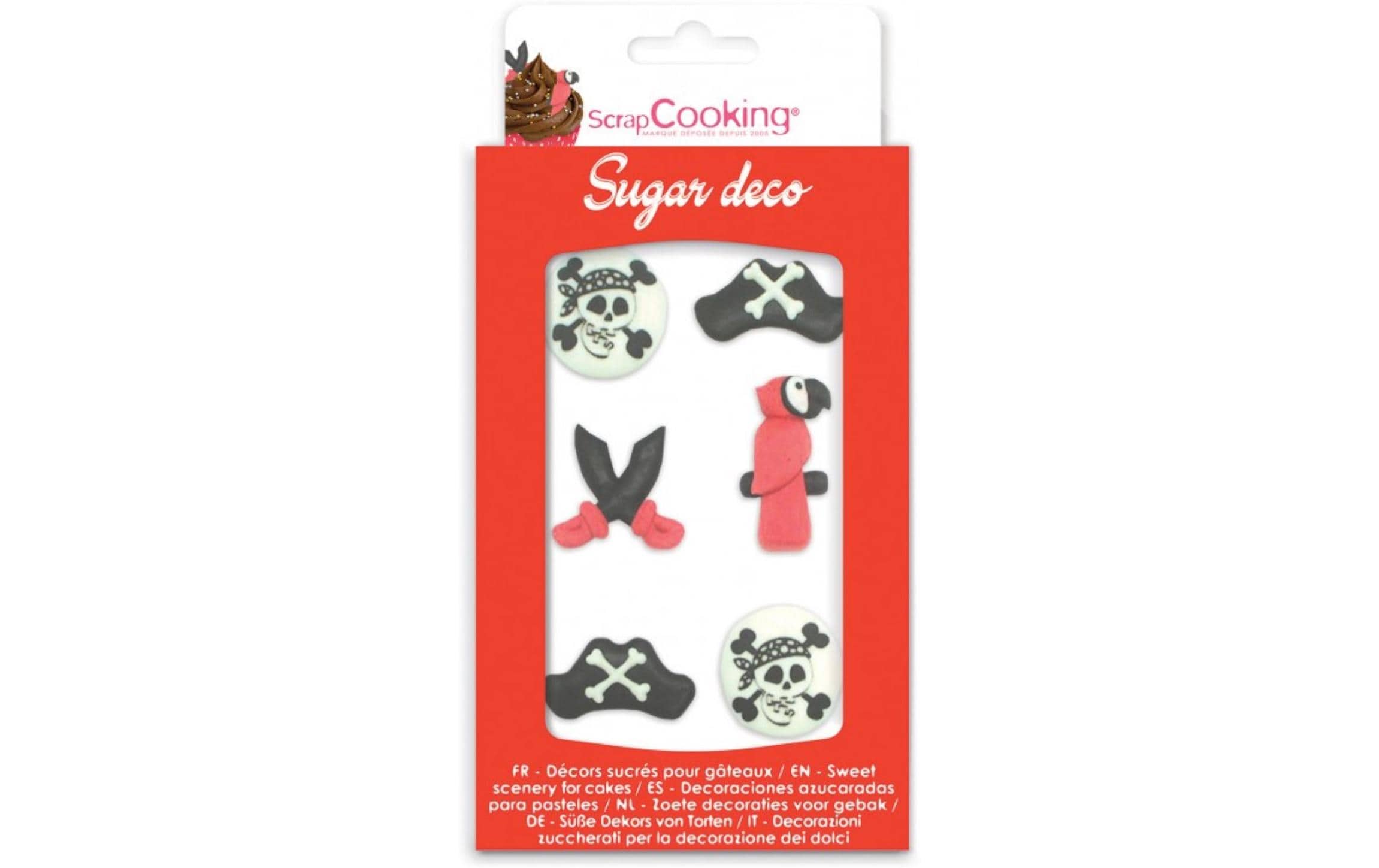 ScrapCooking Zuckerdekore Pirat 6 Stück ScrapCooking Zuckerdekore Pirat 6 Stück