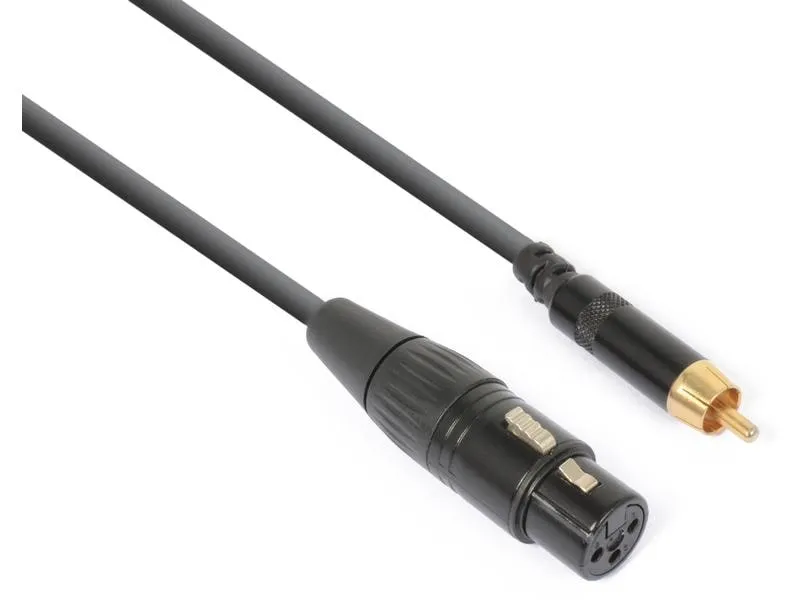 PD Connex CX136 XLR 3 Pole, female - Cinch 0.15 m PD Connex CX136 XLR 3 Pole, female - Cinch 0.15 m