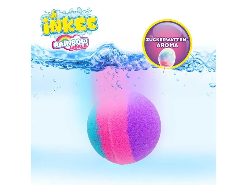 Craze Badekugel Inkee Rainbow World 3 Stück Craze Badekugel Inkee Rainbow World 3 Stück
