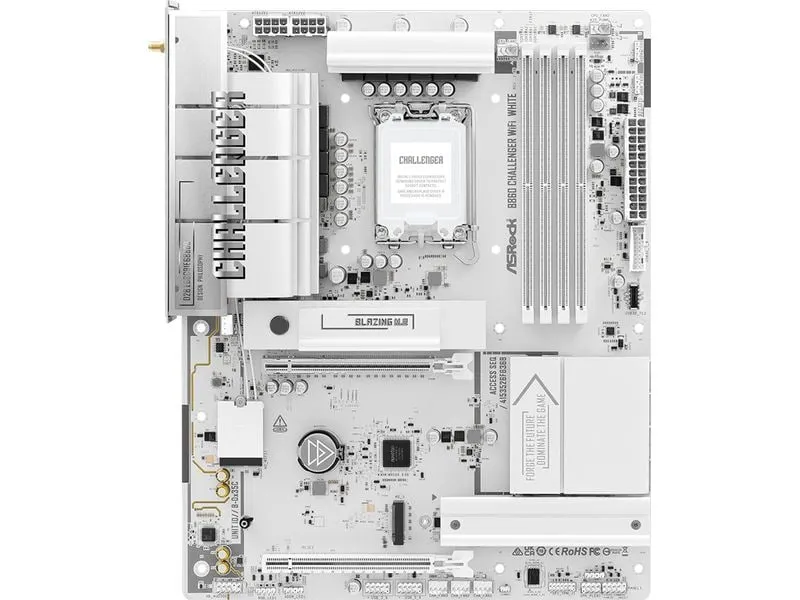 ASRock Mainboard B860 Challenger WiFi Weiss ASRock Mainboard B860 Challenger WiFi Weiss