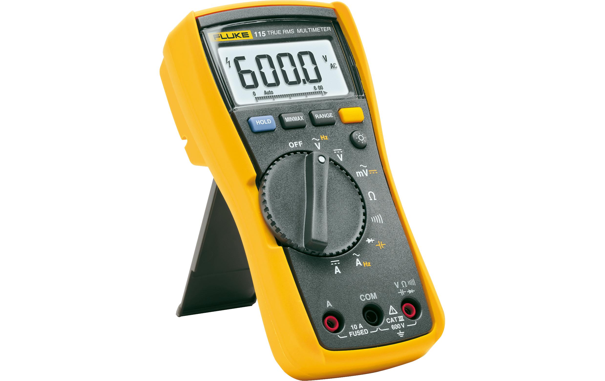 Fluke Multimeter 115 Digital 600 Vac/10A ac Fluke Multimeter 115 Digital 600 Vac/10A ac