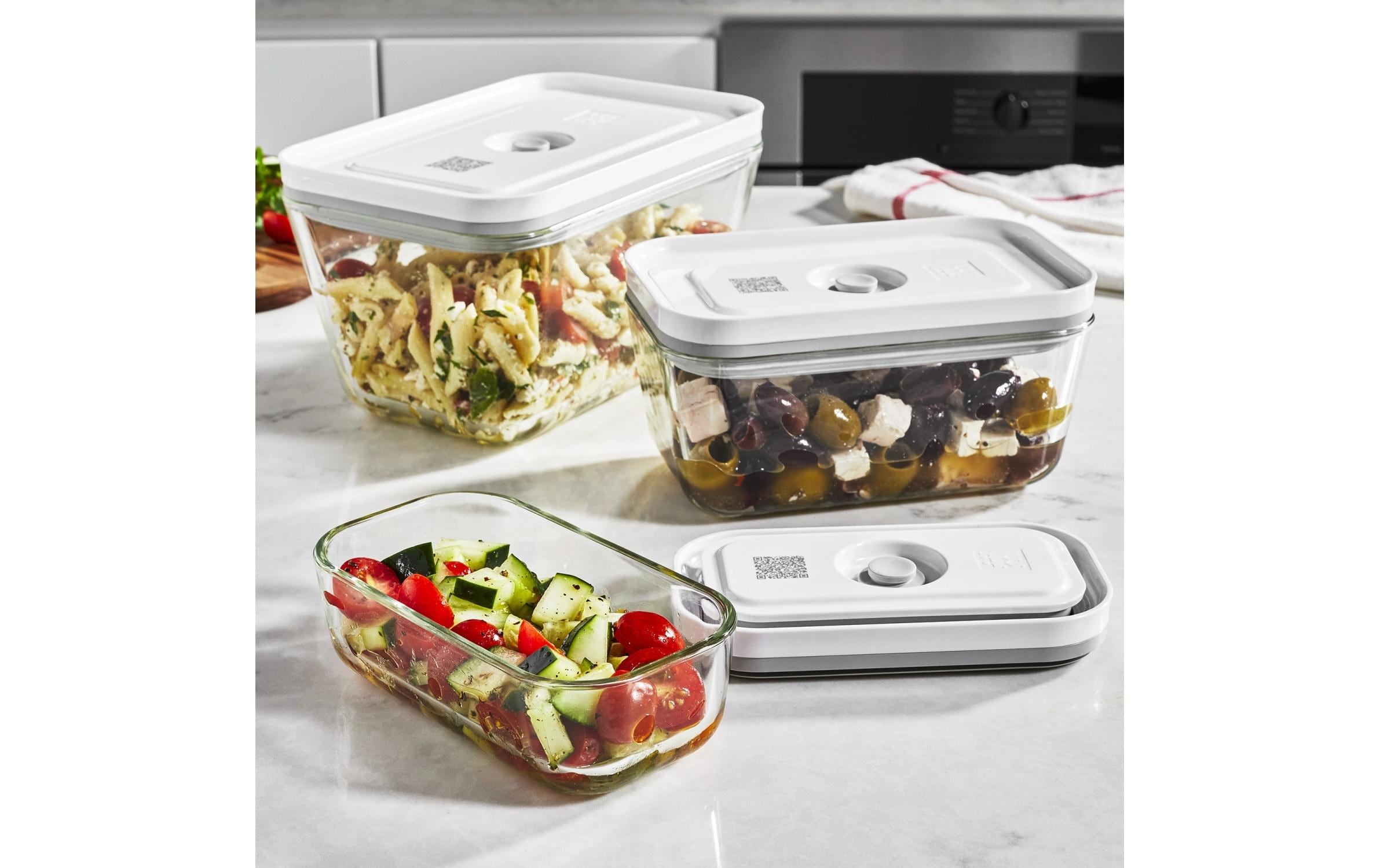 Zwilling Vakuumier-Behälter Fresh and Save 3-teilig, S,M,L Glas