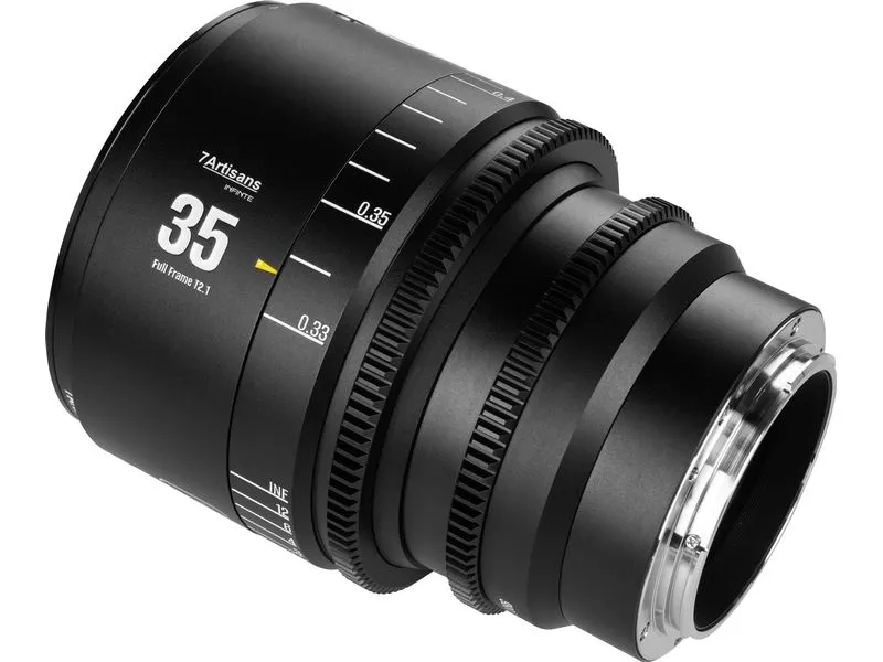 7Artisans Festbrennweite 35mm T/2.1 INFINTE Schwarz – Canon EF 7Artisans Festbrennweite 35mm T/2.1 INFINTE Schwarz – Canon EF