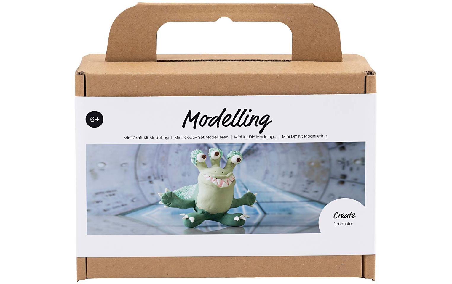 Creativ Company Modellier-Set Monster Grün