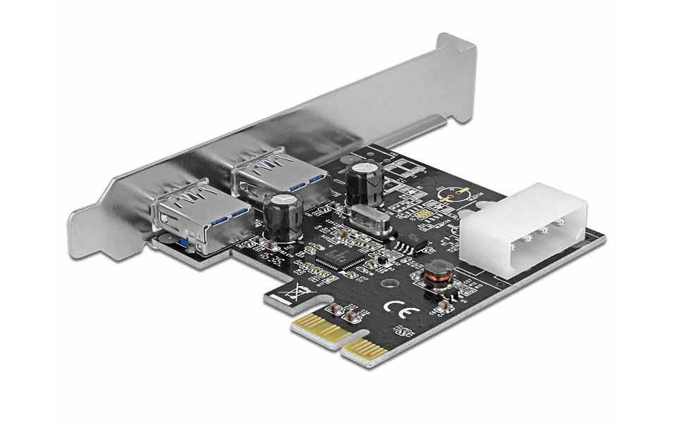 Delock PCI-Express-Karte USB 3.0 Typ-A + LowProfile