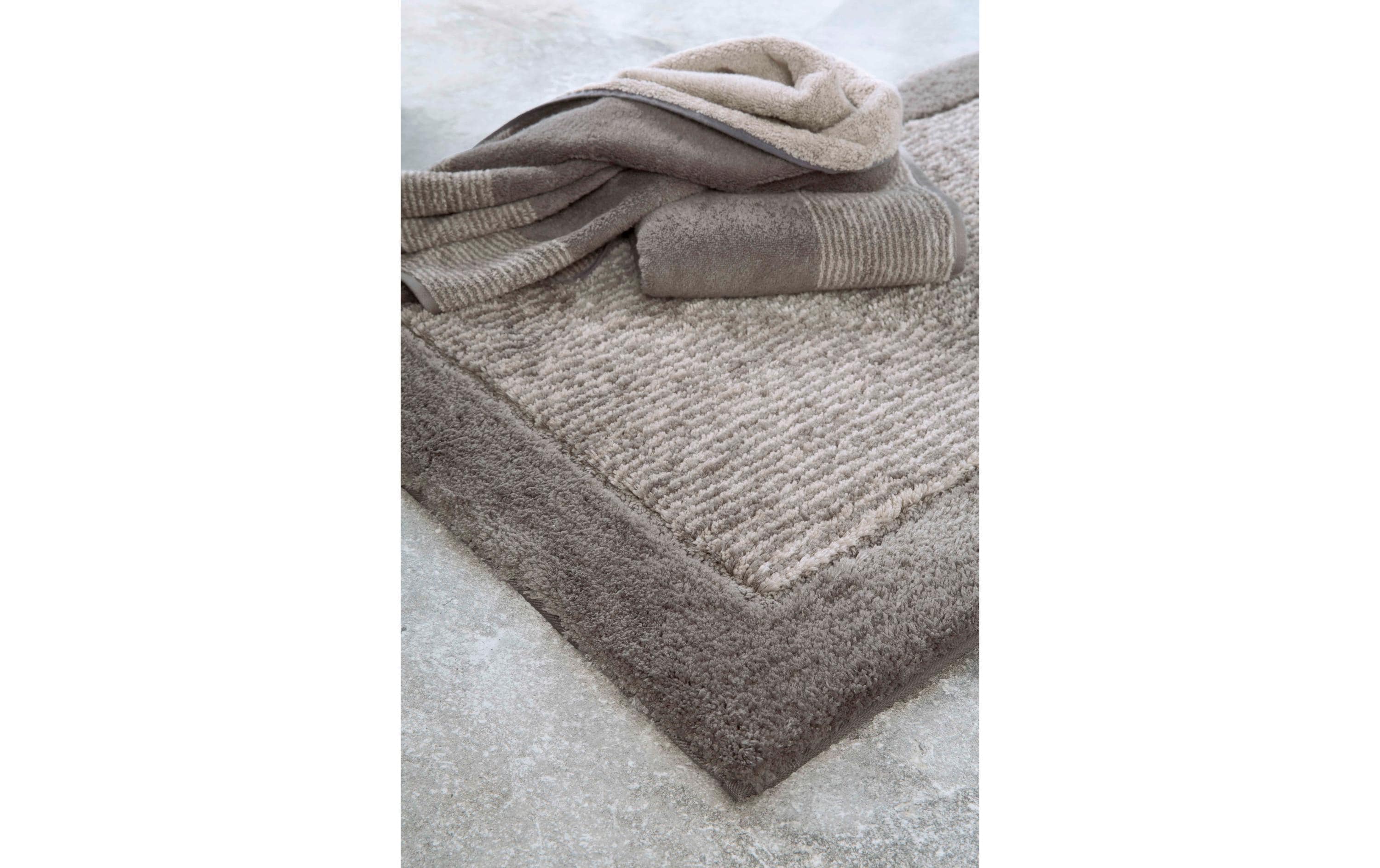 Cawö Badteppich Two-Tone 70 x 120 cm, Graphit