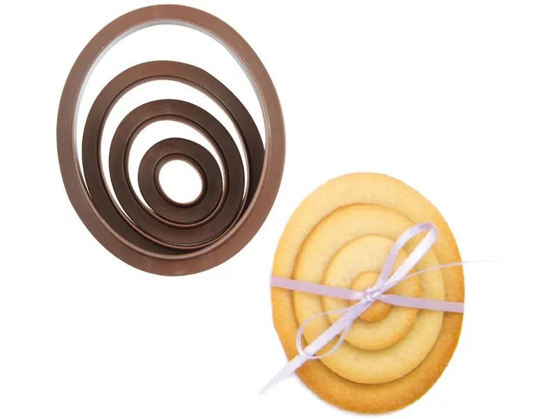 Decora Guetzli-Ausstecher-Set Ovale Kreise, 4 Stück Decora Guetzli-Ausstecher-Set Ovale Kreise, 4 Stück