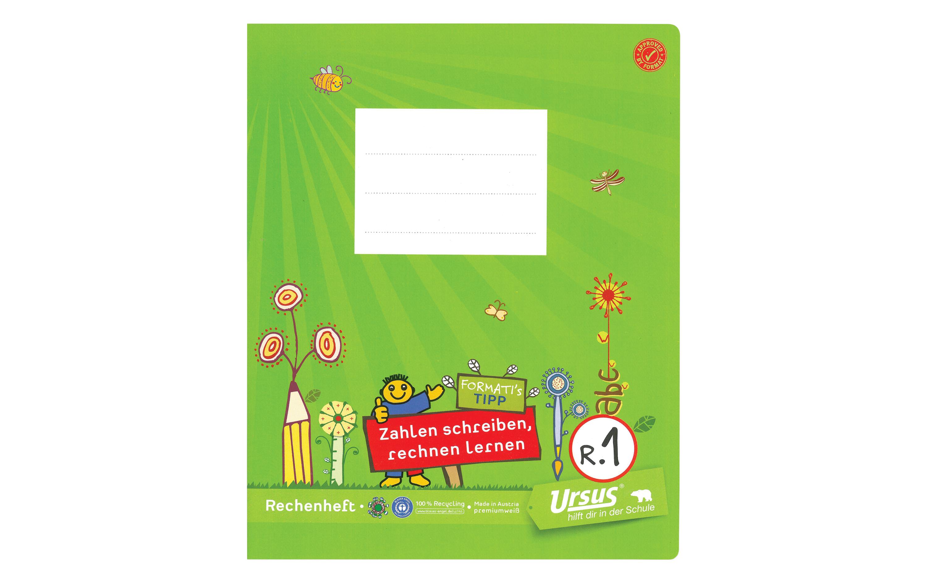 Formati R.1 19.5 x 24 cm, Kariert, Grün Formati R.1 19.5 x 24 cm, Kariert, Grün