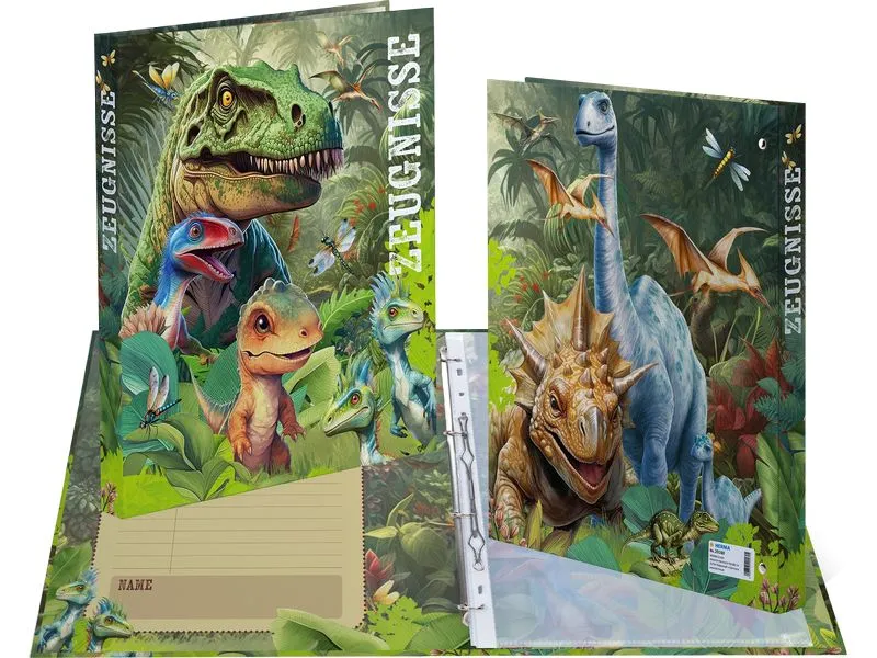 HERMA Ringbuch Zeugnis A4 Dino 1 Stück