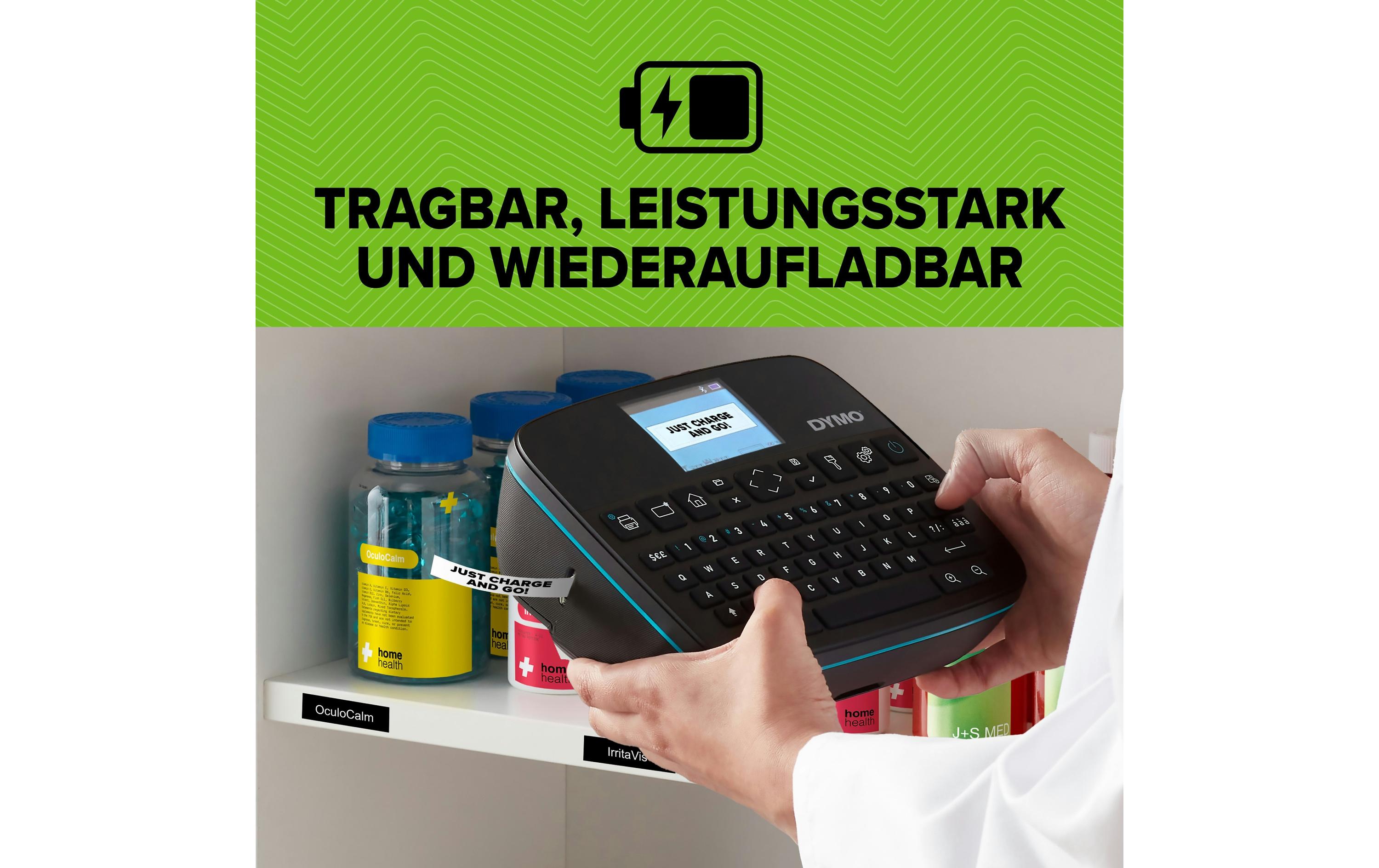 DYMO Beschriftungsgerät LabelManager 640 CB, QWZ-Tast. Koffer-Set