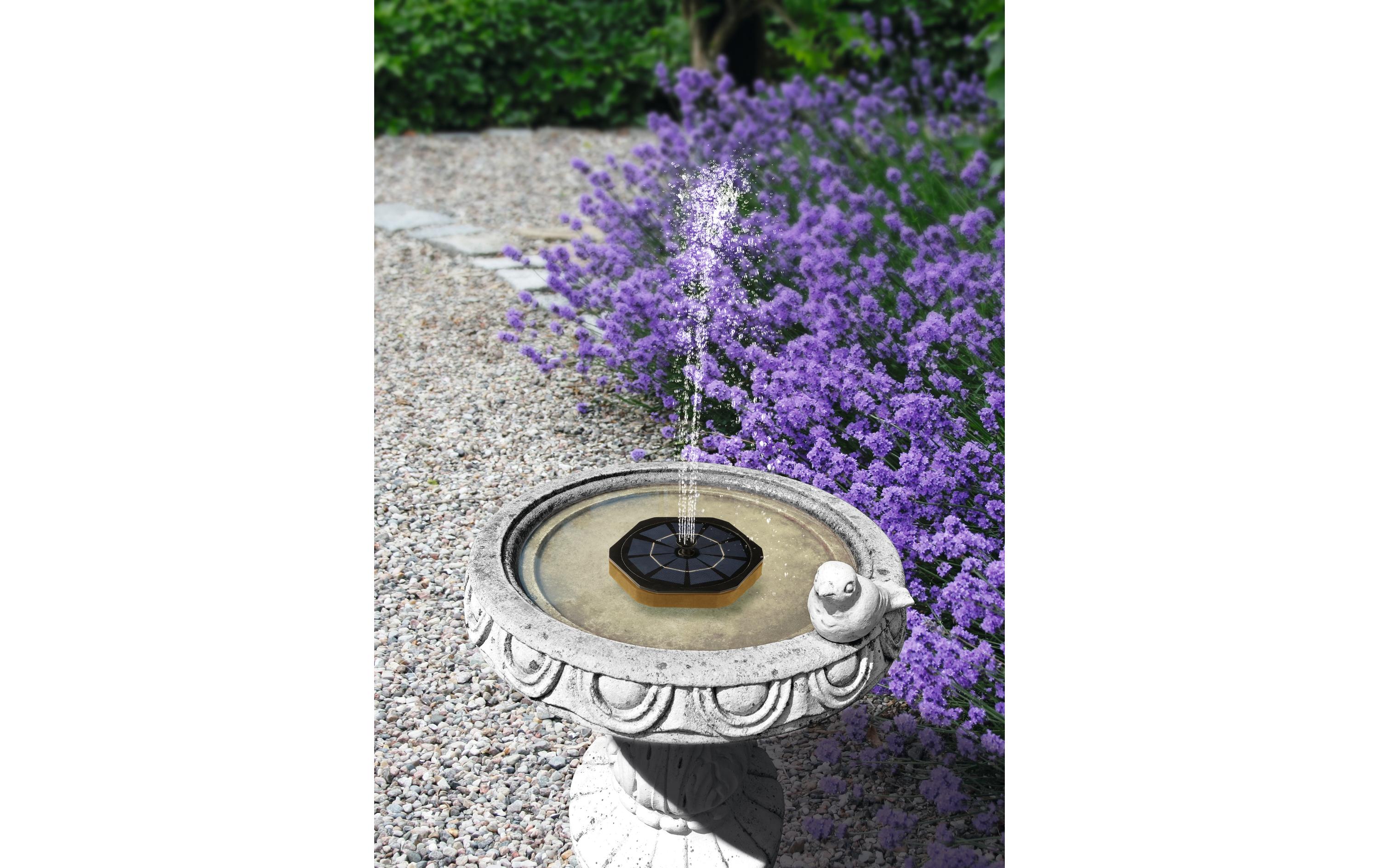 Garvida Solar-Gartenfontäne 3.7 V Schwarz Garvida Solar-Gartenfontäne 3.7 V Schwarz