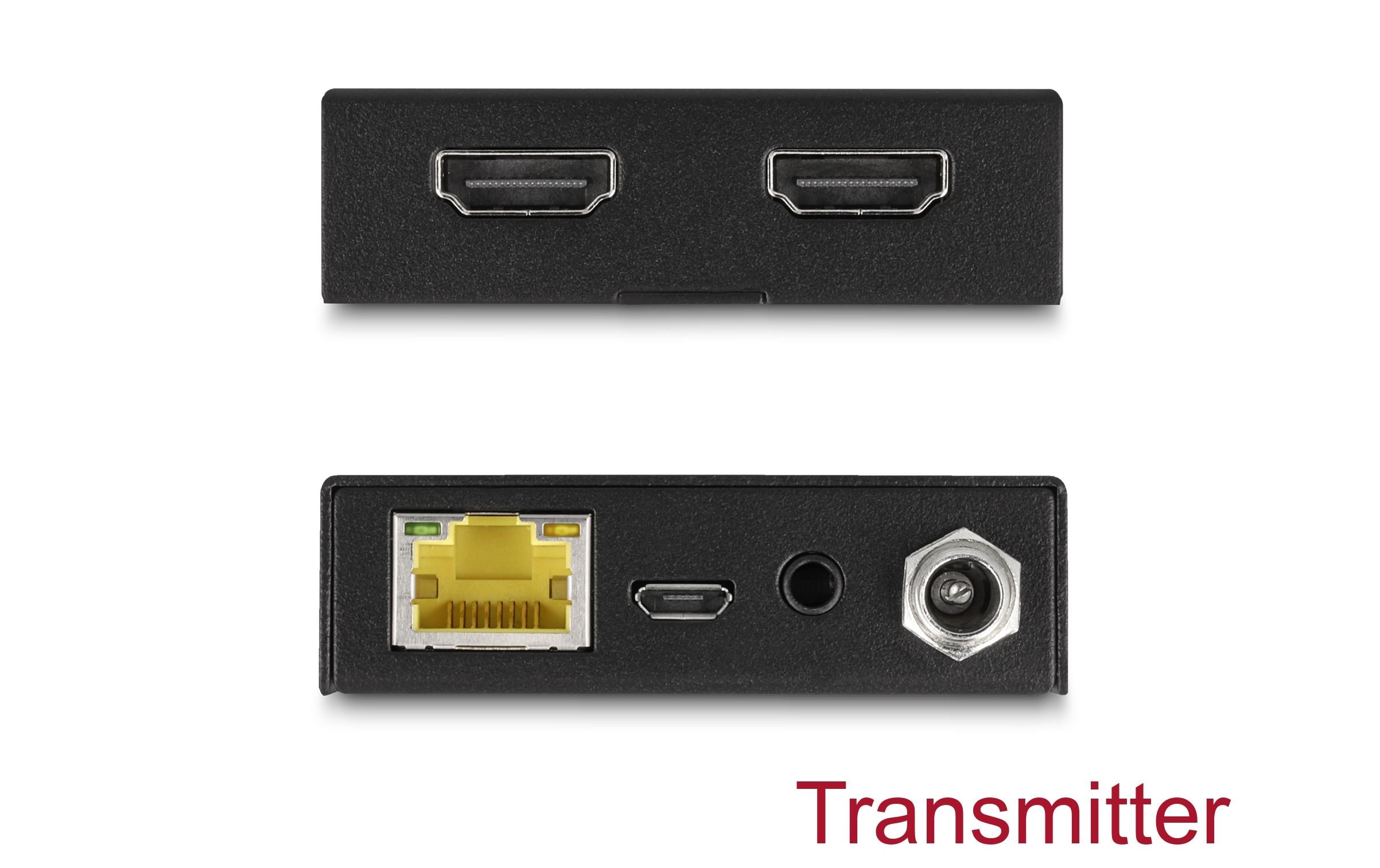 Delock Extender Set über Cat.6 Kabel 4K 60 Hz 50 m