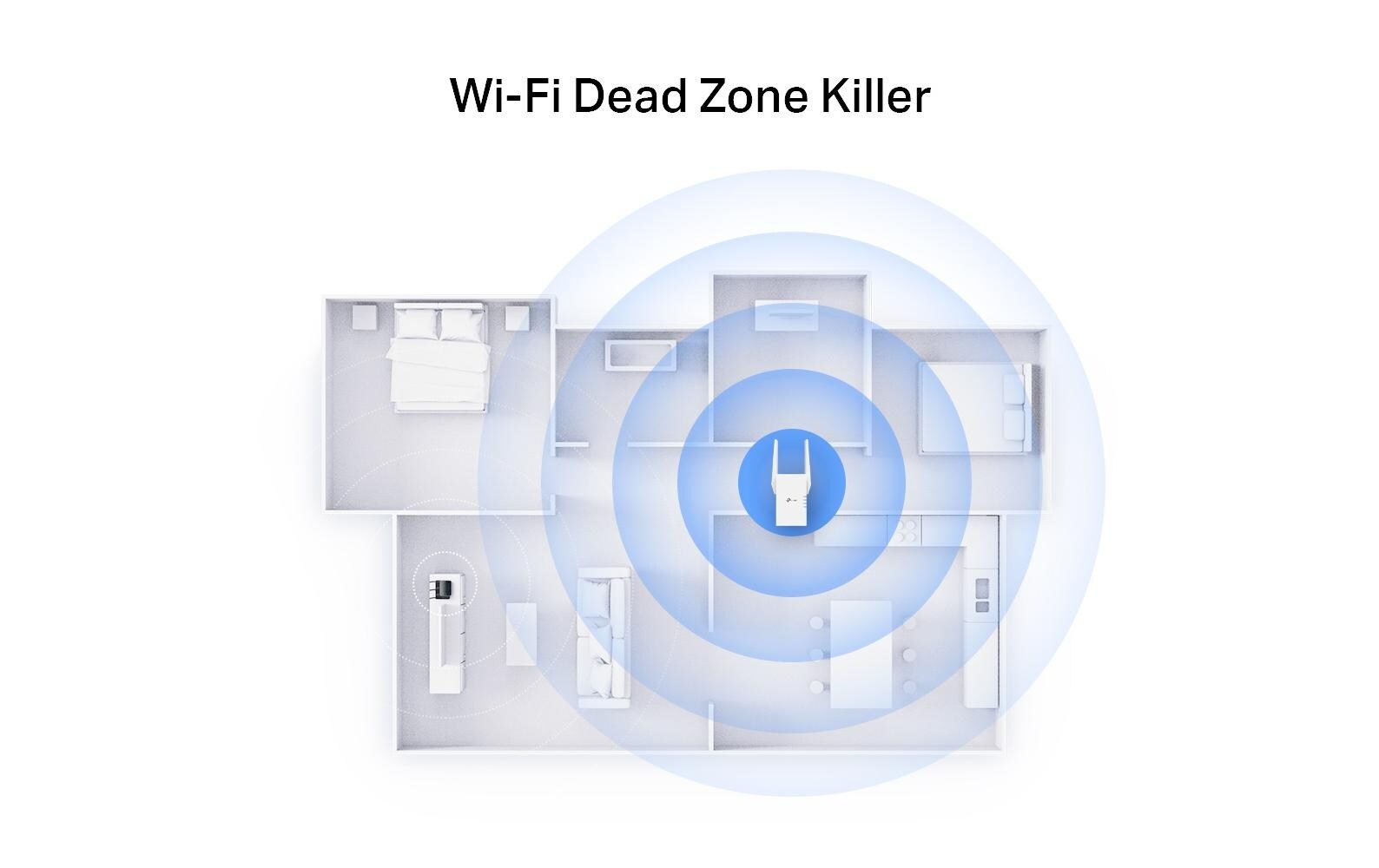 TP-Link WLAN-Mesh-Repeater RE705X Wi-Fi 6
