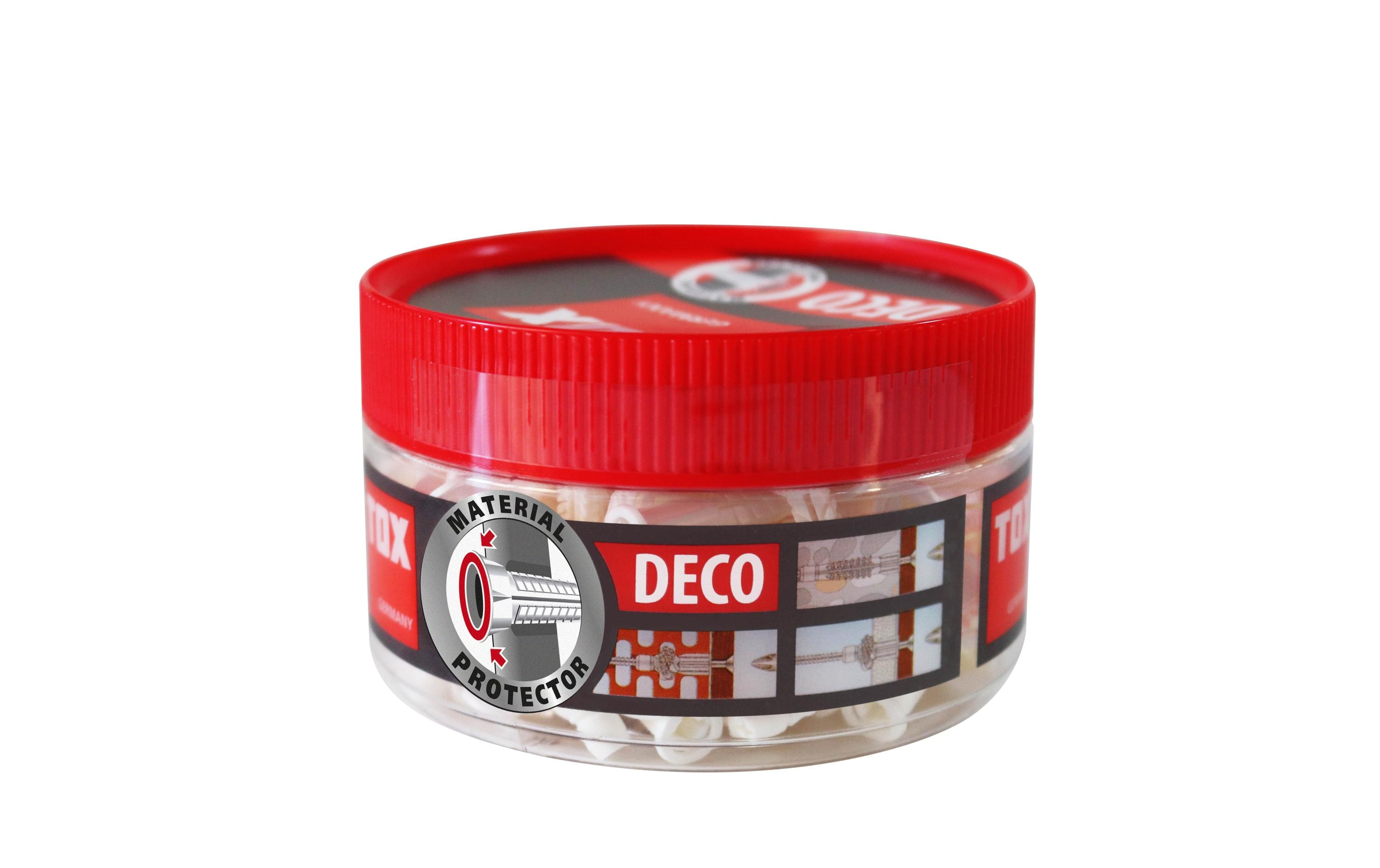 Tox-Dübel Allzweckdübel Deco 6x41 mm, Dose à 100 Stück