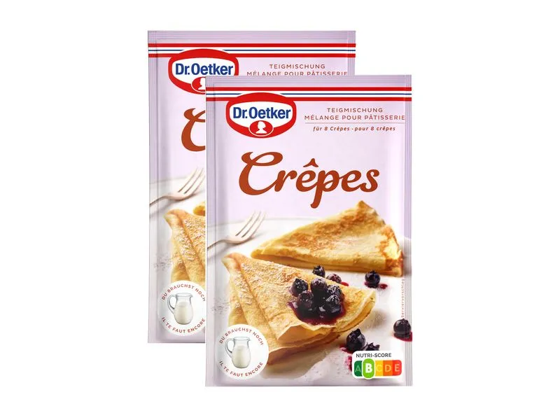 Dr.Oetker Teigmischung Crepes 2 x 200 g Dr.Oetker Teigmischung Crepes 2 x 200 g
