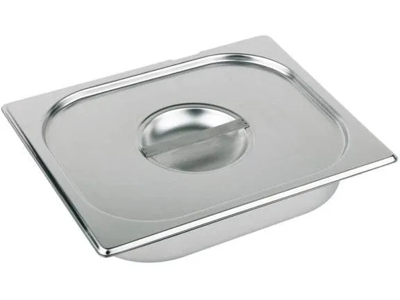 APS Deckel zu GN Behälter 1/2, 325 x 265 mm 1/2, Silber, 32.5 x 26.5 cm APS Deckel zu GN Behälter 1/2, 325 x 265 mm 1/2, Silber, 32.5 x 26.5 cm