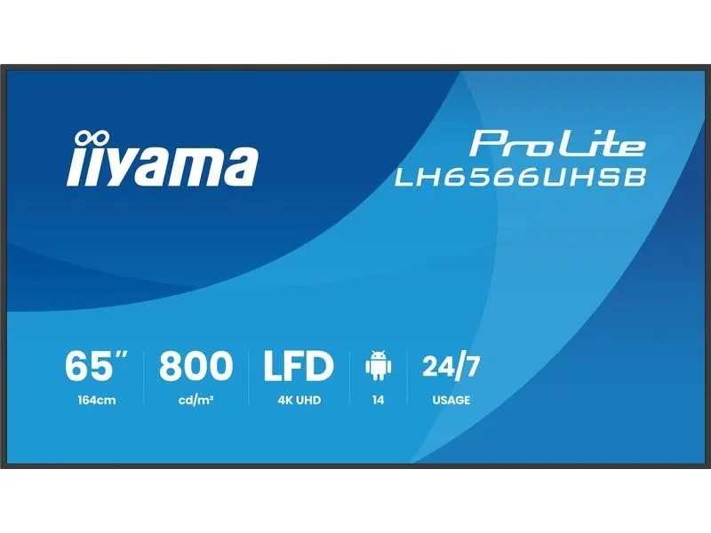 iiyama Public Display ProLite LH6566UHSB-B1AG 65