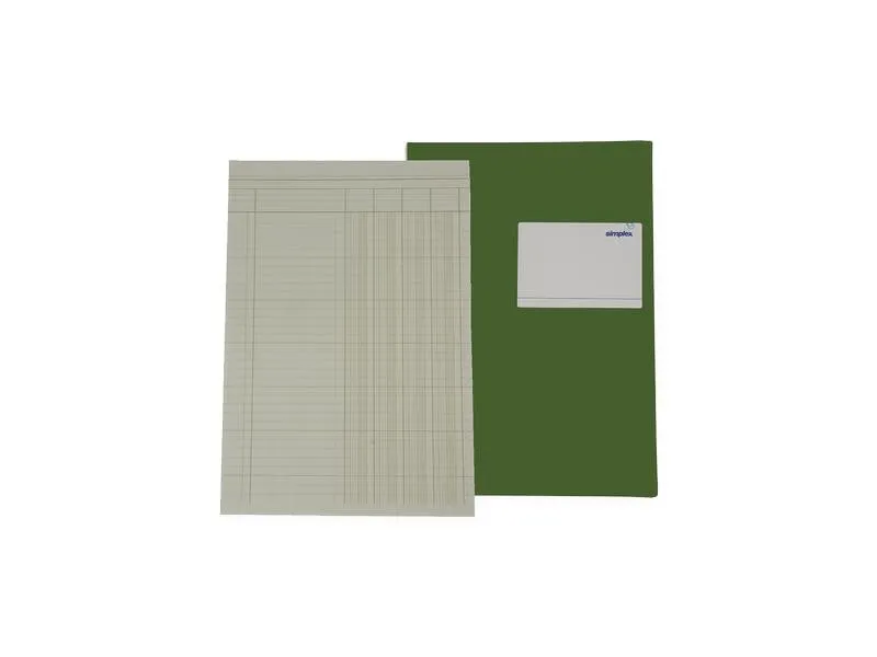 Simplex Durchschreibebuch 4 Kolonnen, 80 Blatt, Statistikbuch Simplex Durchschreibebuch 4 Kolonnen, 80 Blatt, Statistikbuch