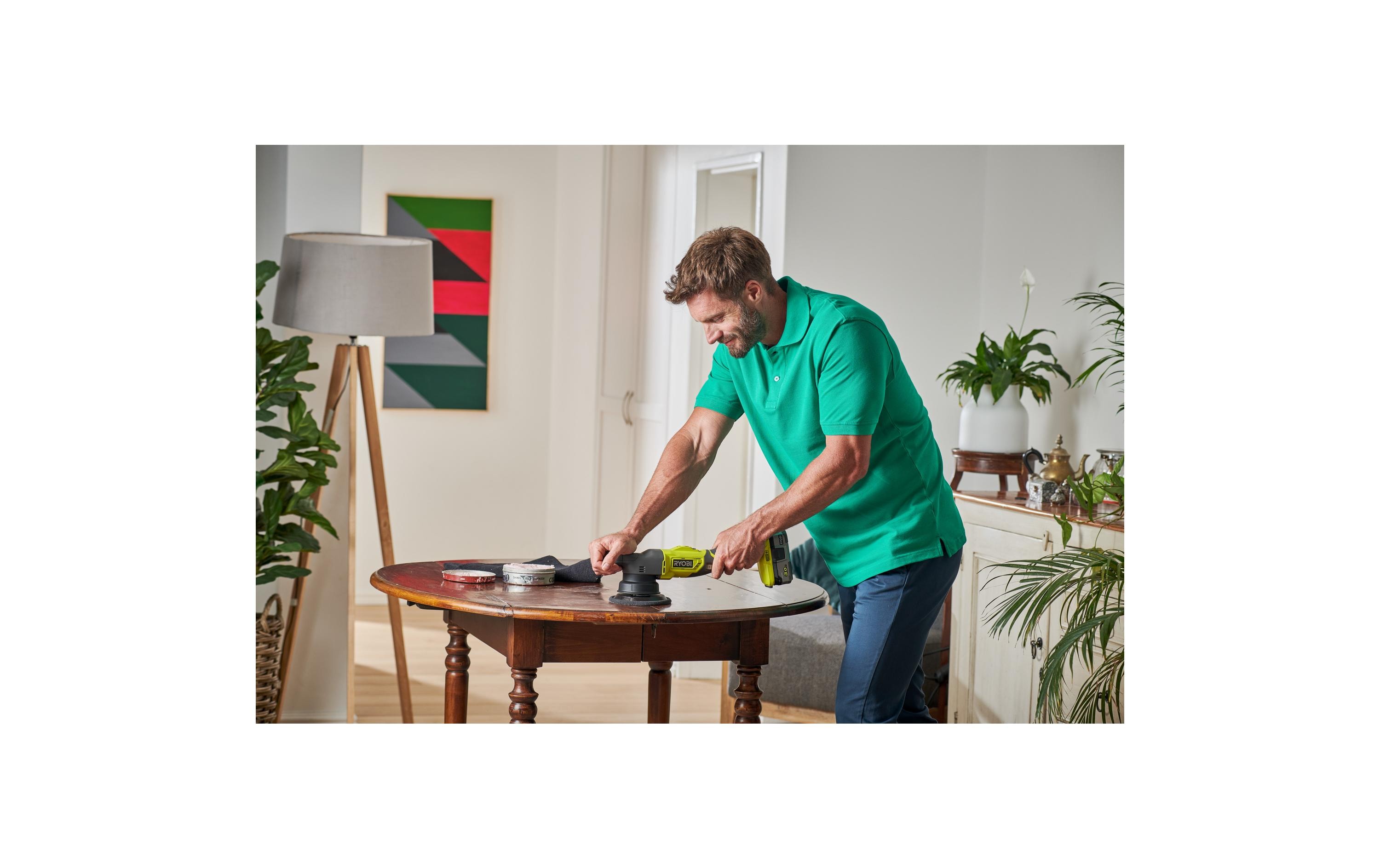 RYOBI Akku-Winkelpolierer R18P-0, 18 V, Solo