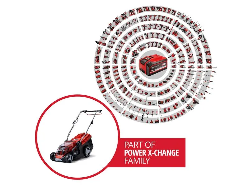 Einhell Akku-Rasenmäher GE-CM 36/36 Li (2 x 4.0 Ah)