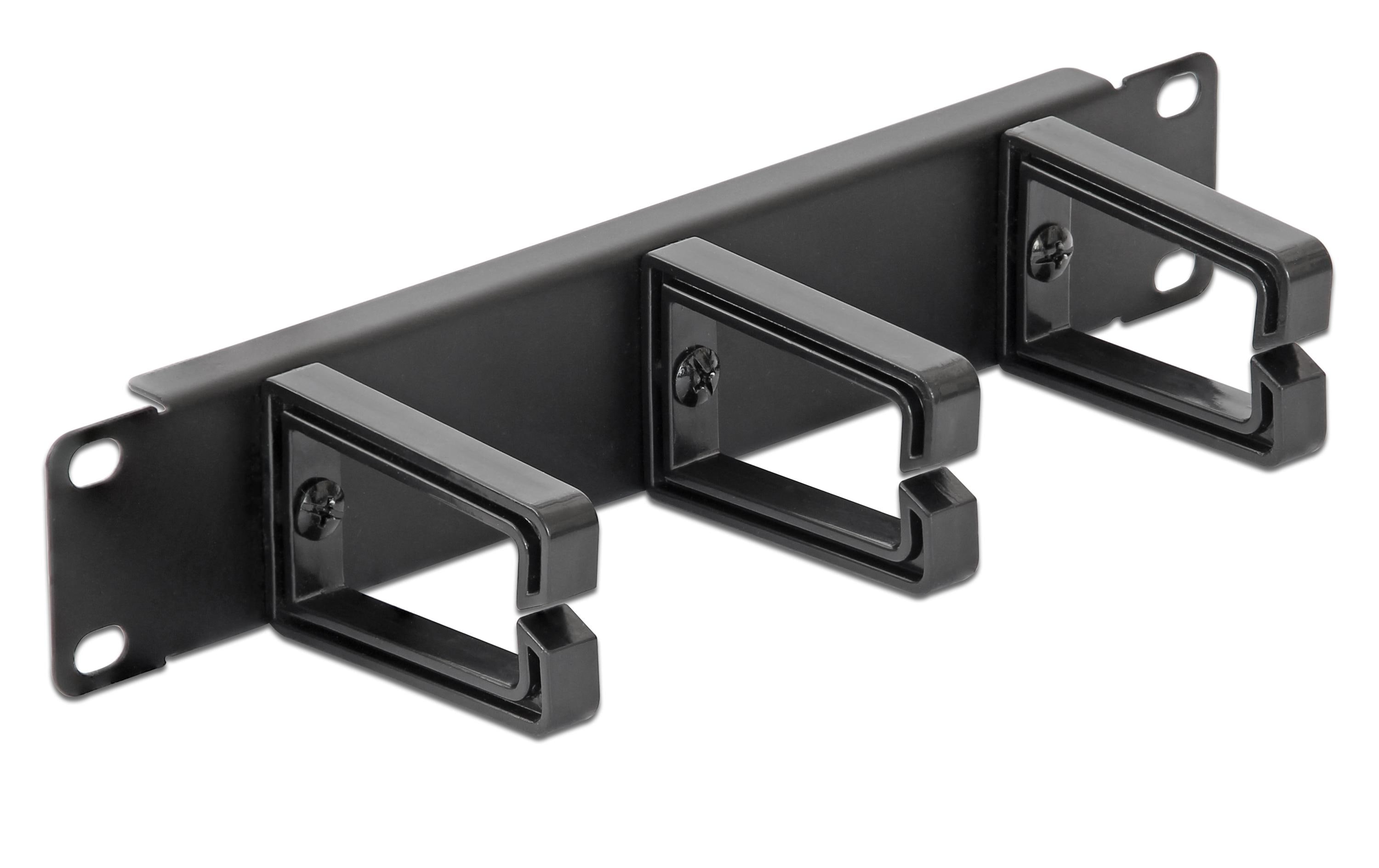 Delock Kabelführungspanel 1HE , Schwarz Delock Kabelführungspanel 1HE , Schwarz