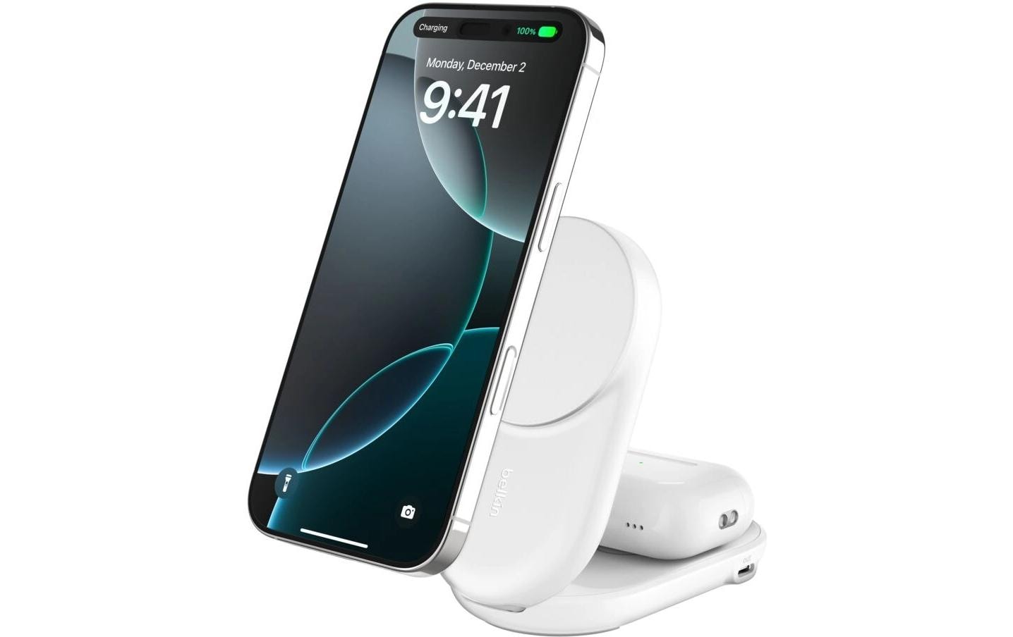 Belkin Wireless Charger UltraCharge 2in1 rund, Weiss Belkin Wireless Charger UltraCharge 2in1 rund, Weiss