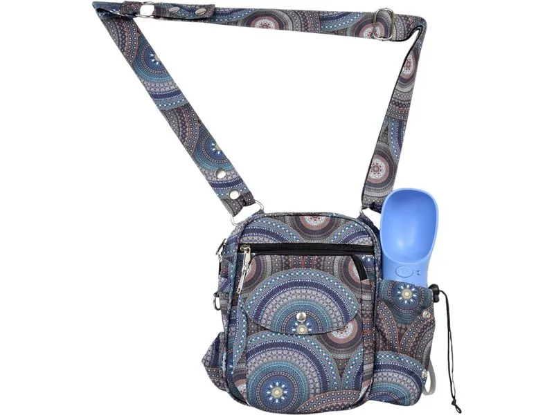 Nijens Gassi-Tasche Konstanz mit Druck, Blau