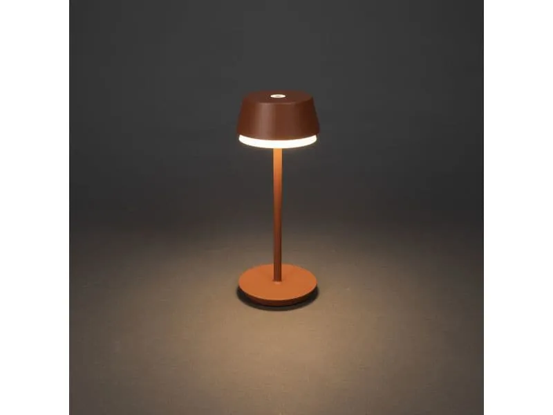 Konstsmide USB-Tischleuchte Lyon Terracotta, 2700-4000 K / RGB dimmbar Konstsmide USB-Tischleuchte Lyon Terracotta, 2700-4000 K / RGB dimmbar