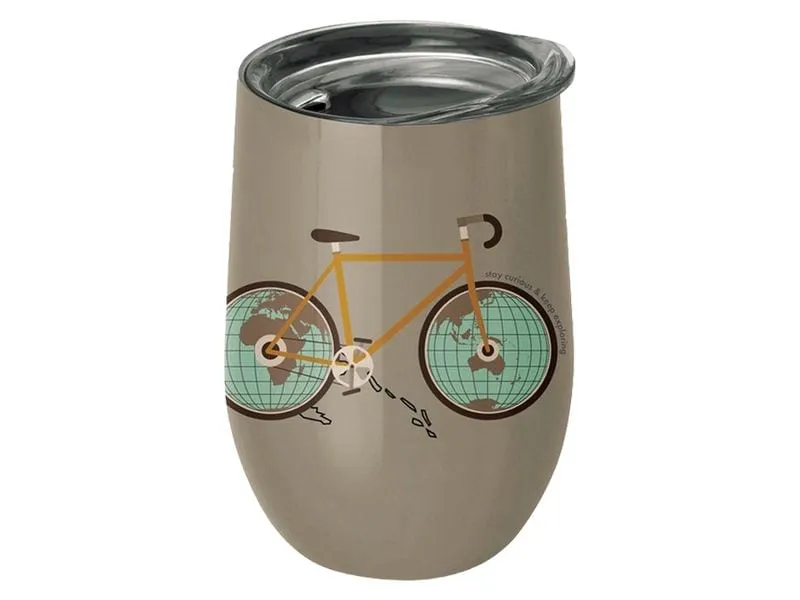 BioLoco Thermobecher Office-World traveller 420 ml, Braun BioLoco Thermobecher Office-World traveller 420 ml, Braun