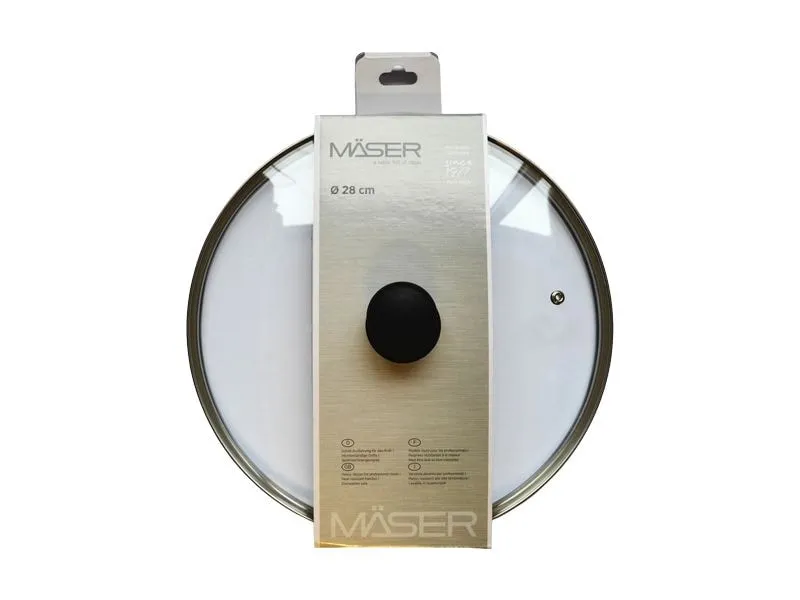 Mäser Pfannendeckel 28 cm, Transparent