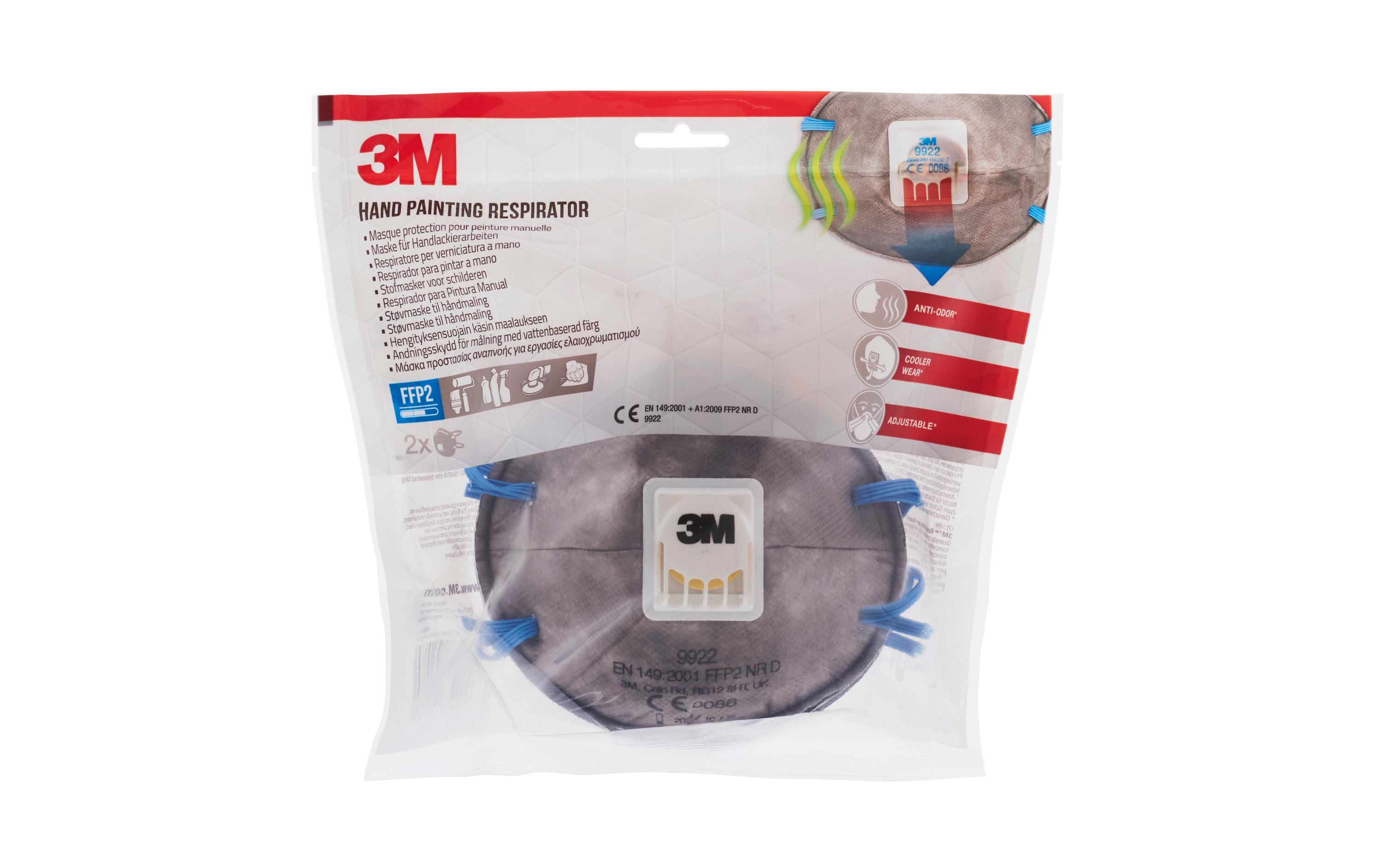 3M Atemschutzmaske 9922 FFP2 3M Atemschutzmaske 9922 FFP2