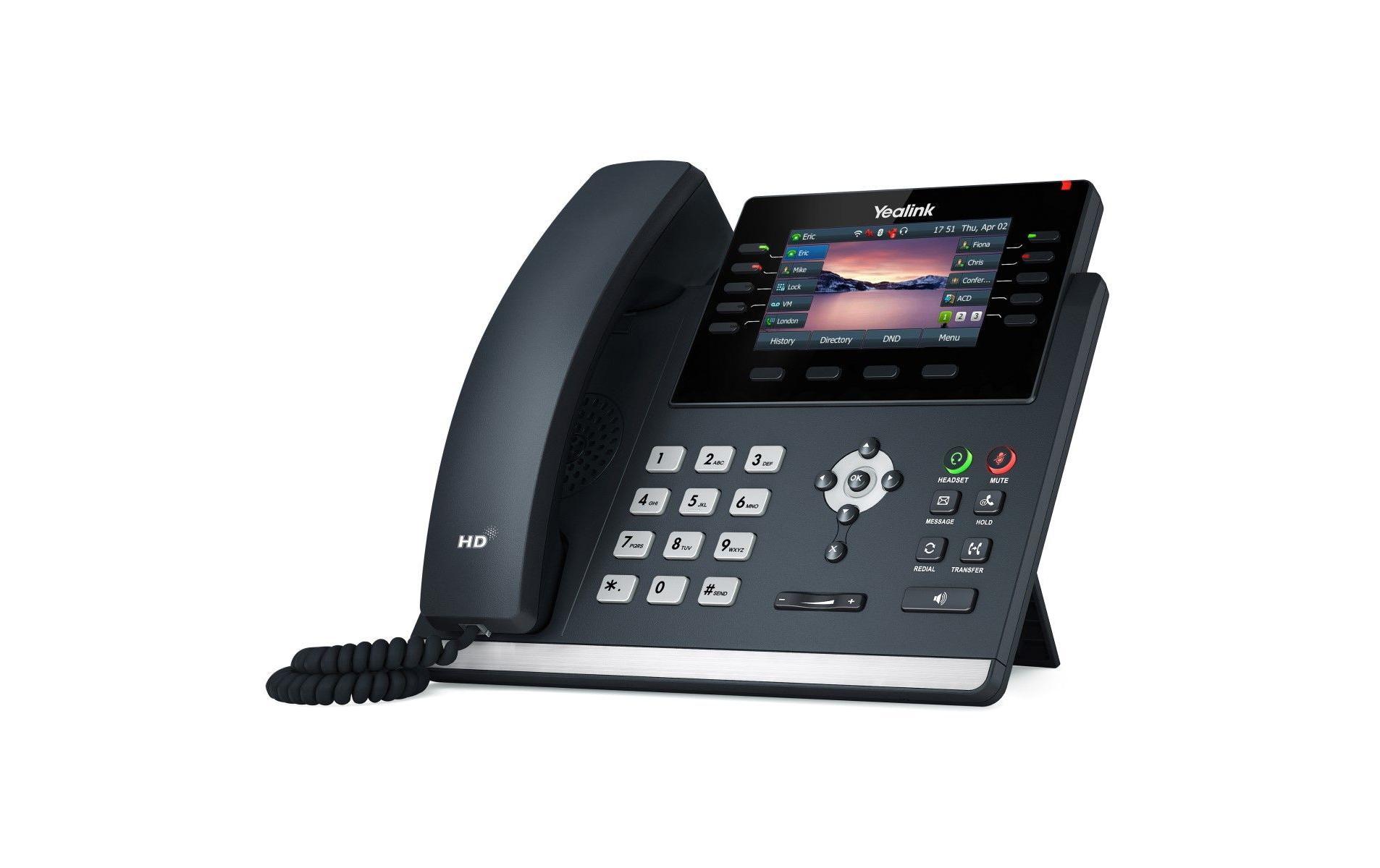 Yealink Tischtelefon SIP T4 (U) Series T44U POE Advanced Grau Yealink Tischtelefon SIP T4 (U) Series T44U POE Advanced Grau