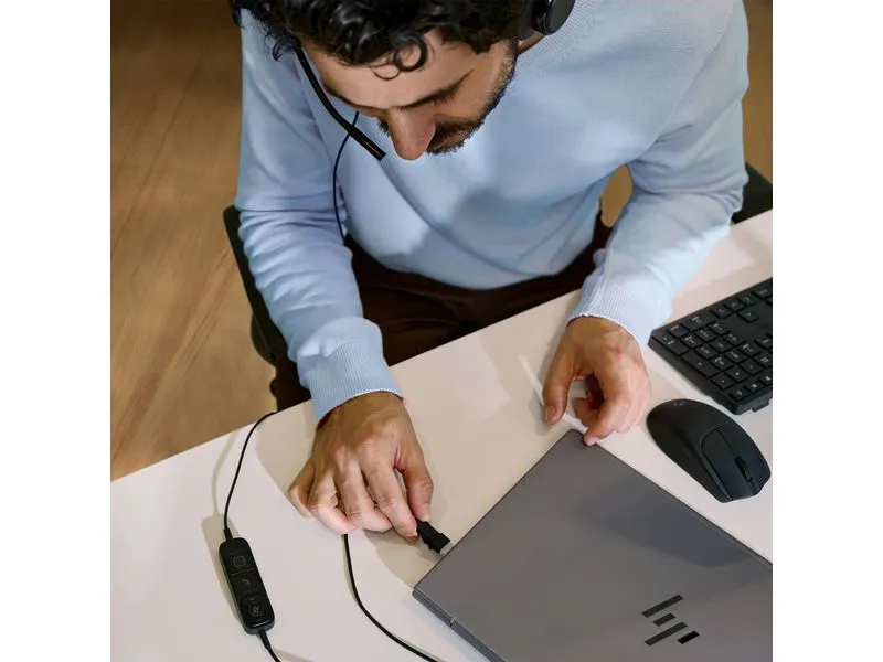 HP Headset Poly Mission 425 Stereo USB-C, kabelgebunden HP Headset Poly Mission 425 Stereo USB-C, kabelgebunden