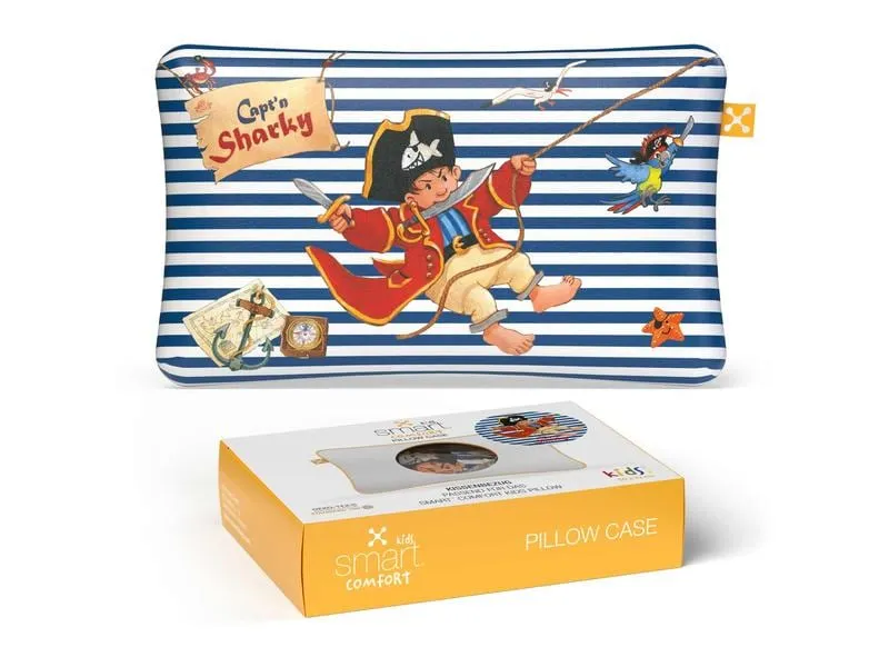 Smartsleep Kinder Kopfkissenbezug Comfort Capt'n Sharky 50 x 32 cm Smartsleep Kinder Kopfkissenbezug Comfort Capt'n Sharky 50 x 32 cm