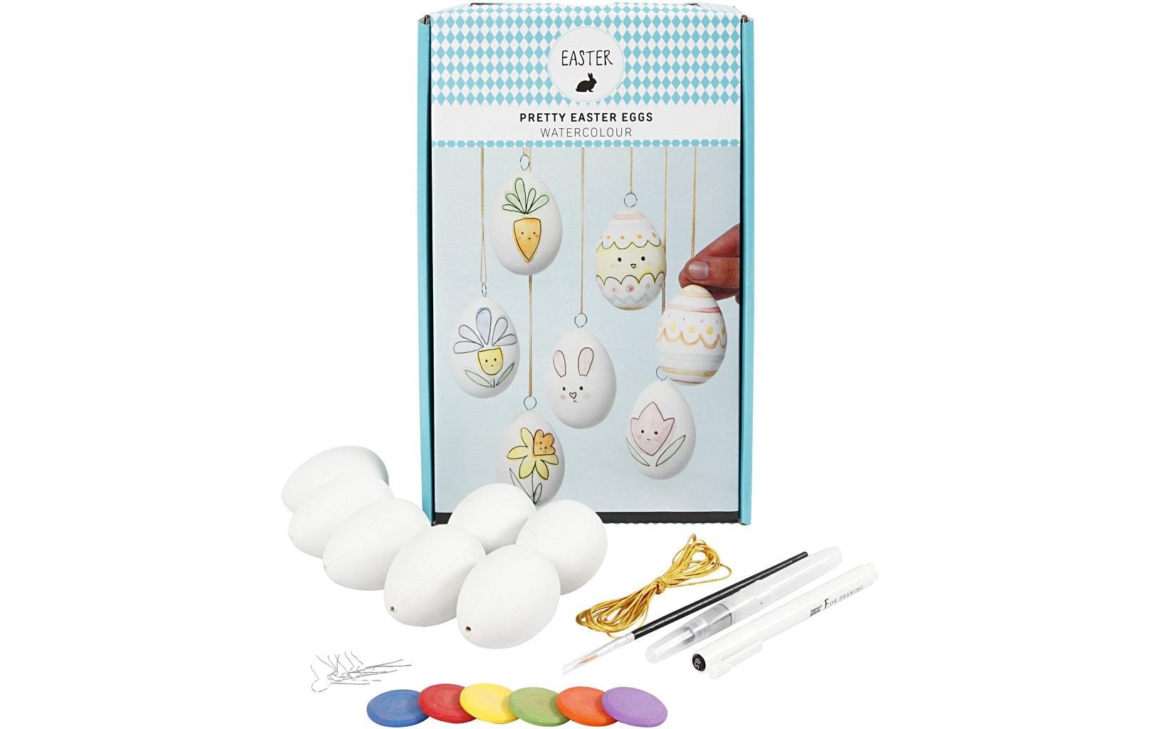 Creativ Company Bastelset Pretty Easter Egg 7-teilig