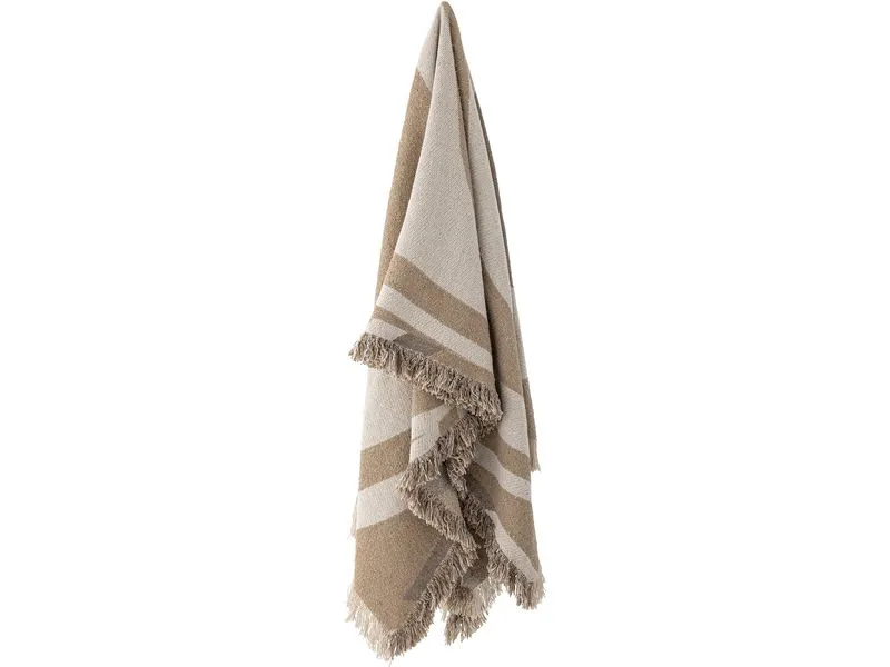 Bloomingville Decke Orinoco 130 x 160 cm, Braun