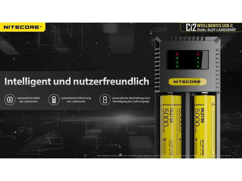Nitecore Ladegerät Ci2 35000 mAh Nitecore Ladegerät Ci2 35000 mAh