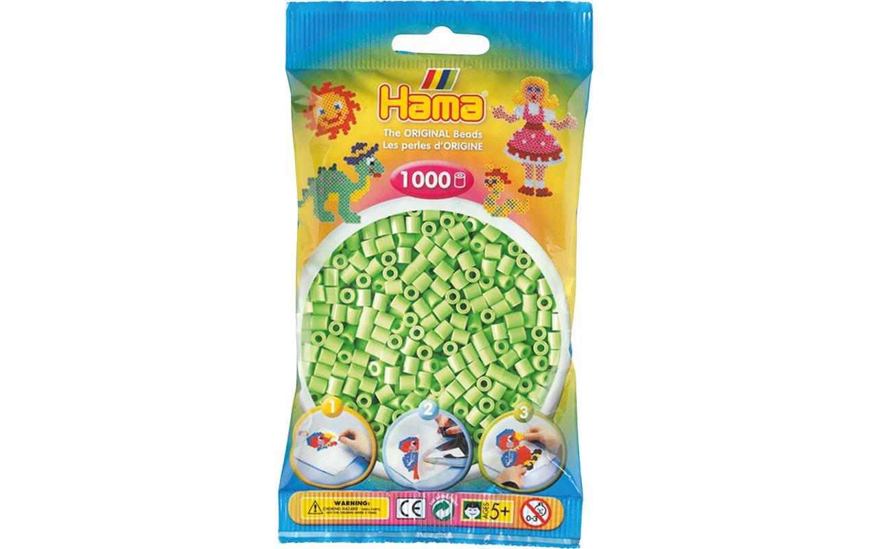 Hama Bügelperlen 1000 Stk. pastell Grün