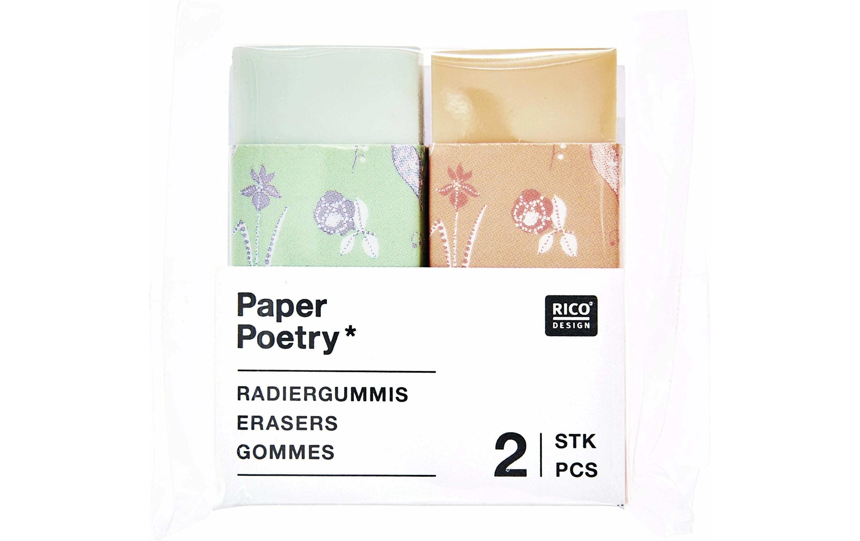 Rico Design Radiergummi Set Mint / Peach