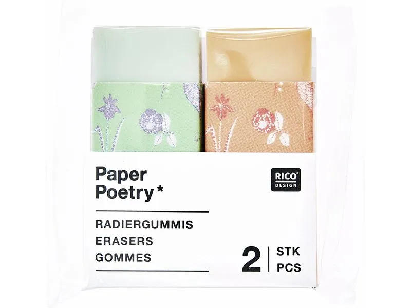 Rico Design Radiergummi Set Mint / Peach