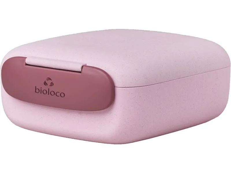 BioLoco Lunchbox Mini Square Rosa