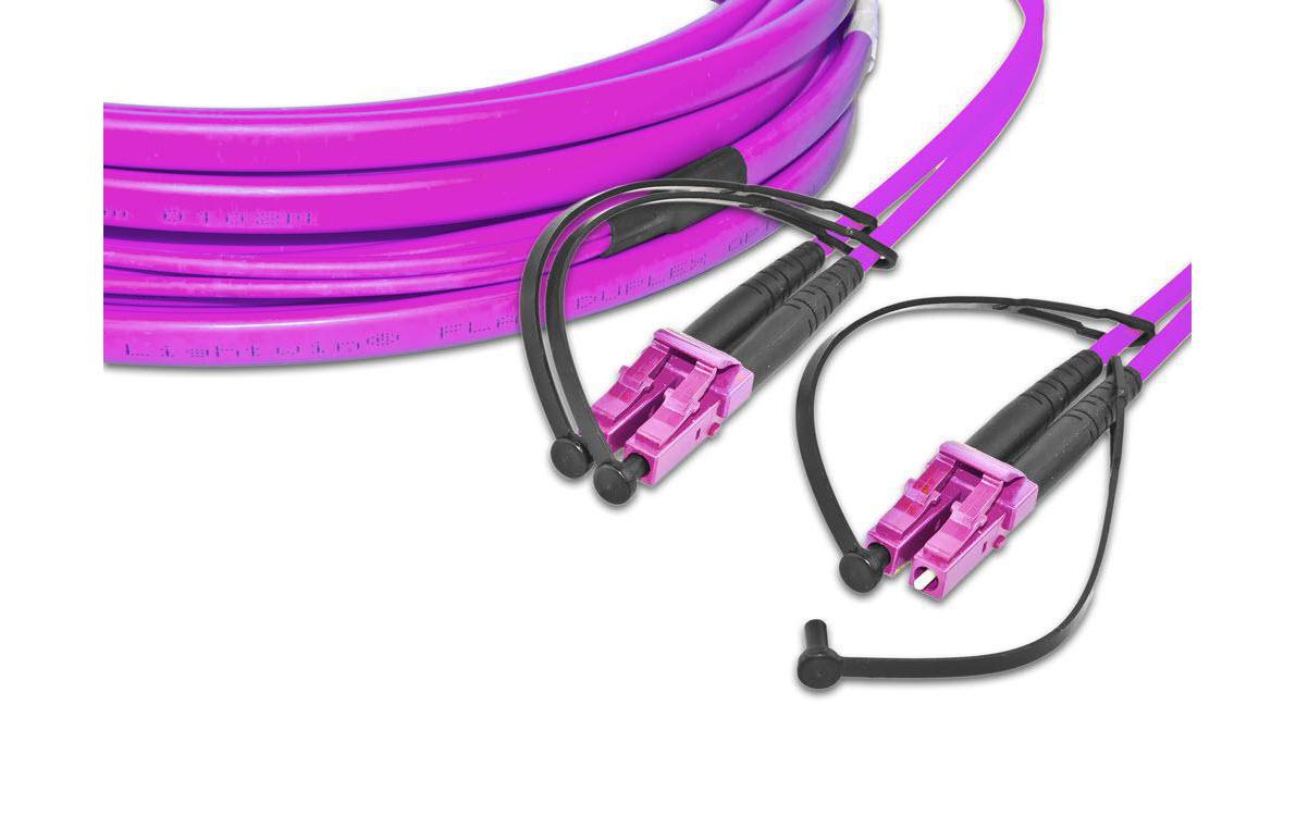 Lightwin LWL-Patchkabel LC-LC, Multimode, OM4, 15m Lightwin LWL-Patchkabel LC-LC, Multimode, OM4, 15m