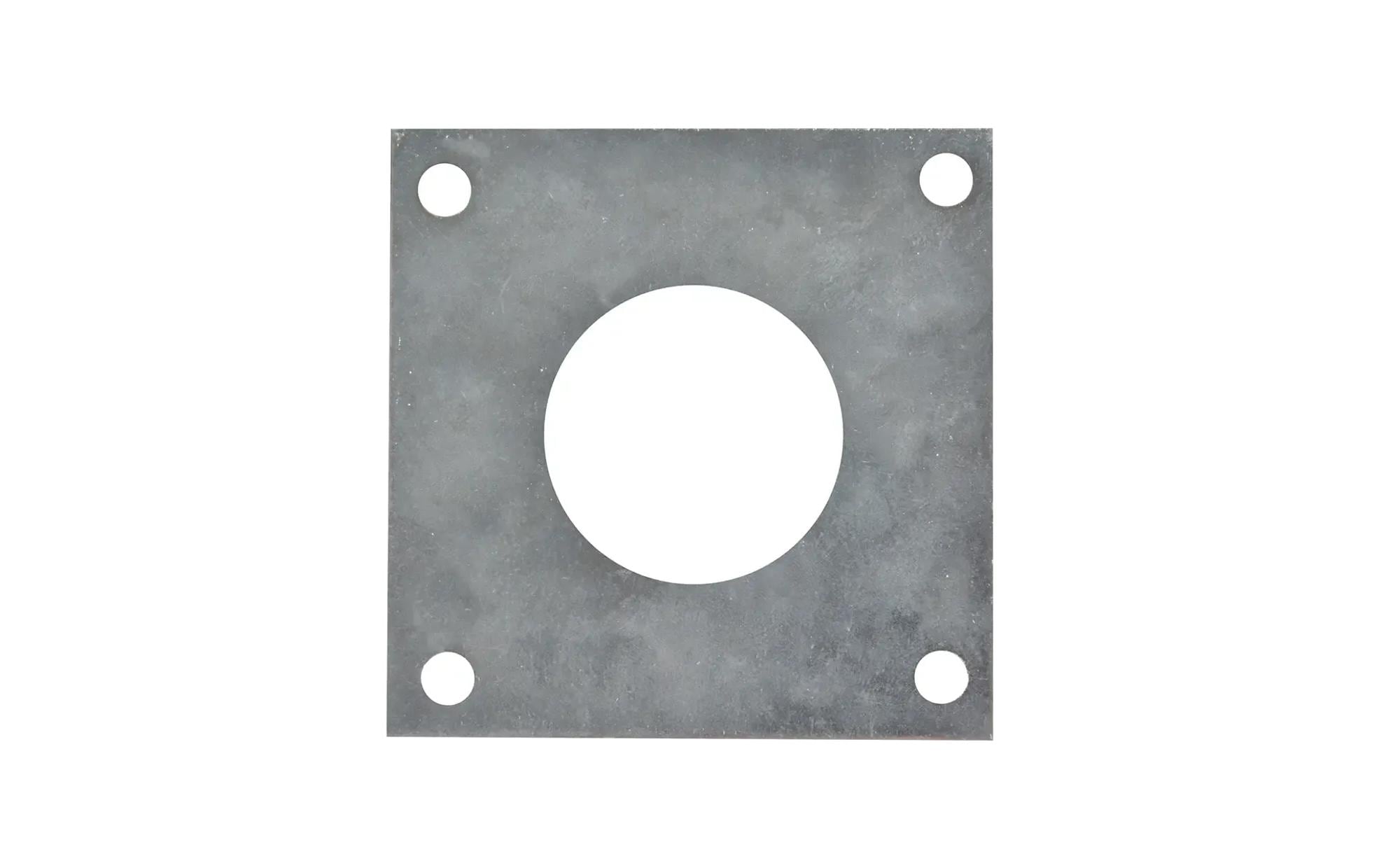 Esschert Design Schutzplatte Kohlmeise Metall Silber 7 x 7 cm