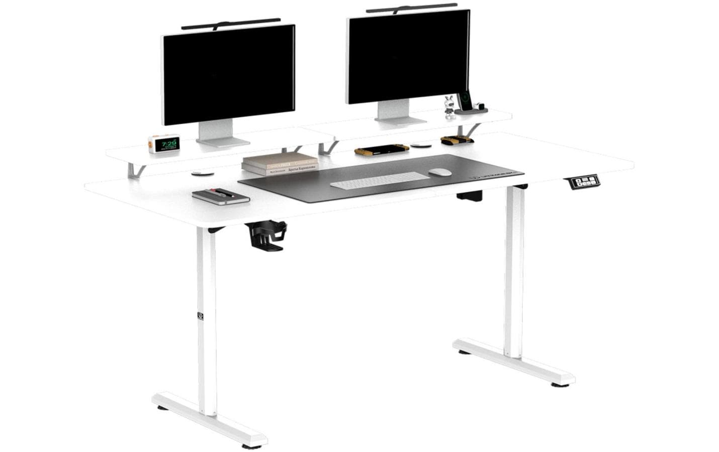Ultradesk Gaming Tisch Higlander XXL Weiss