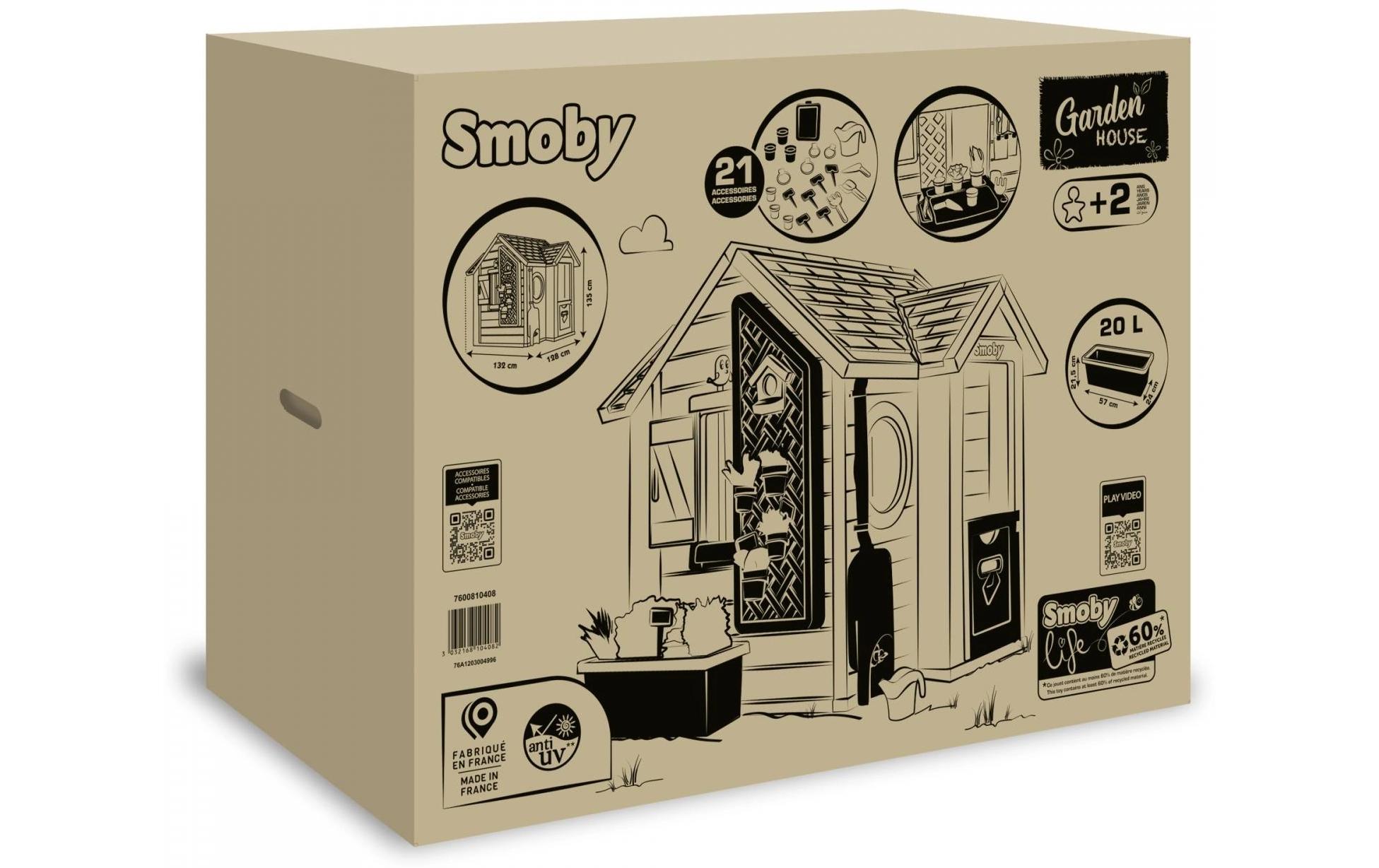 Smoby Spielhaus Life Garten